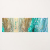 輝モダンアートパーソナライズされた ヨガマット (裏面(横))