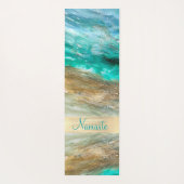 輝モダンアートパーソナライズされた ヨガマット (裏面)