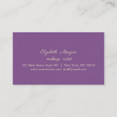 輝モダンエレガントき唇ロイヤリティカード ロイヤリティカード (裏面)