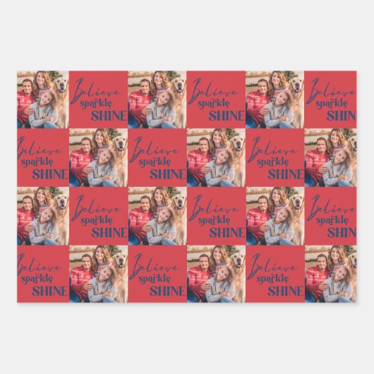 輝信じく輝き広場の写真セット3 ラッピングペーパーシート (正面3)