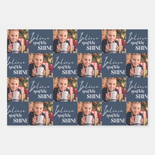 輝信じく輝き広場の写真セット3 ラッピングペーパーシート (正面)