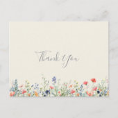 輝数々の色ワイルドフラワー ポストカード (正面)