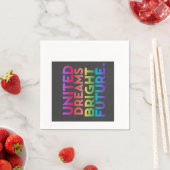 輝統一されたく未来 スタンダードカクテルナプキン (インサイチュ)