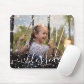 輝賛美く星に囲まれた写真 マウスパッド (マウス)