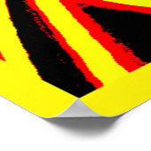 輝鮮やかくネオン模様 ポスター (角)