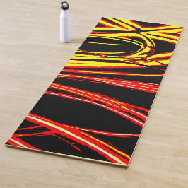 輝鮮やかくネオン模様 ヨガマット