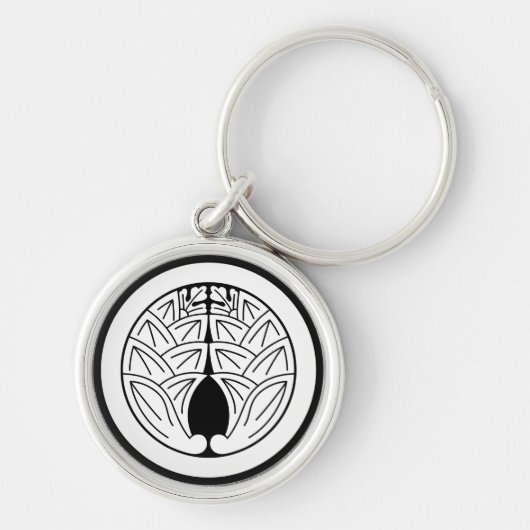 輪の中日本のでイチョウを抱く キーホルダー (正面)