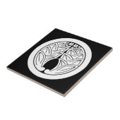 輪の中日本のでイチョウを抱く タイル (側面)