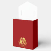 輪の二重の幸福の中国の結婚花 フェイバーボックス (オープン)