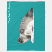 輪状シール フリースブランケット (正面)