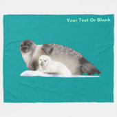 輪状シール フリースブランケット (正面(横))