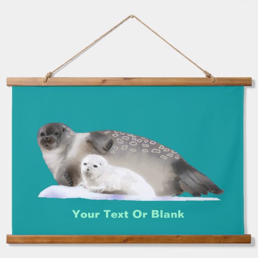 輪状シール 吊り下げ型タペストリー (正面)