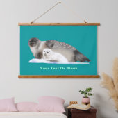 輪状シール 吊り下げ型タペストリー (寝室)