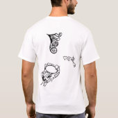 輪郭だけ Tシャツ (裏面)