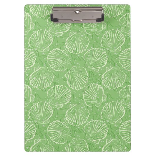 輪郭の貝殻 クリップボード (正面)