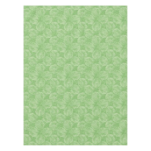 輪郭の貝殻 テーブルクロス (正面)