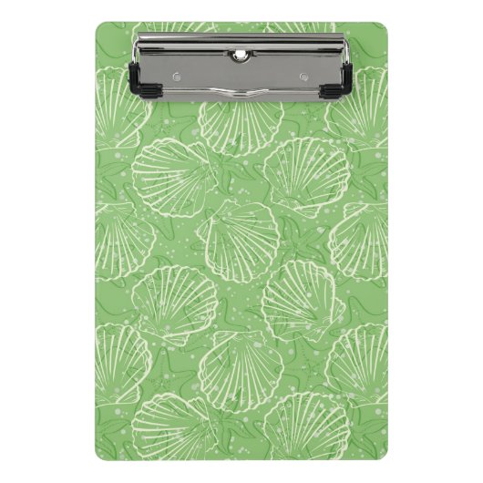 輪郭の貝殻 ミニクリップボード (正面)