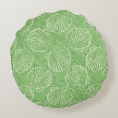 輪郭の貝殻 ラウンドクッション (裏面)