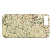 輪郭を描かれる境界のヨーロッパのロシア Case-Mate iPhoneケース (裏面(横))