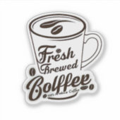 輪郭キスカットビニールのシール シール (正面)