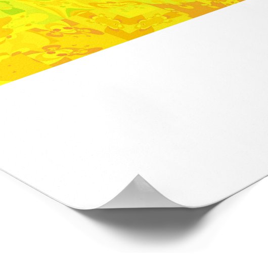 輪郭モザイク ポスター (角)