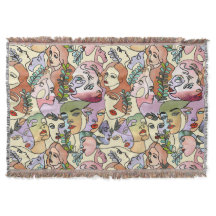 輪郭モダン線ドードルスケッチアート