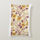 輪郭付き水彩シームレスパターン アクセントクッション (裏面(縦))