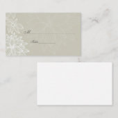 輪郭付き開花トゥーペスペシャルイベント座席表 プレイスカード (正面/裏面)