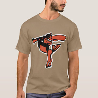 輪郭気のあるそぶりをした付きバーディー Tシャツ