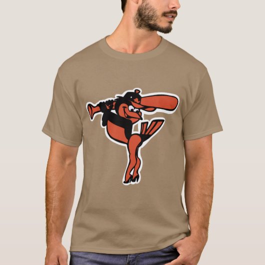 輪郭気のあるそぶりをした付きバーディー Tシャツ (正面)