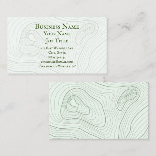 輪郭 予約カード (正面/裏面)