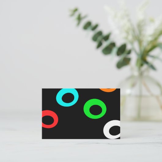 輪飛んでいる輪 名刺 (スタンド正面)