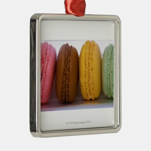 輸入されたグルメ向きのフランスのなmacarons (macaroons) メタルオーナメント (右)