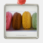 輸入されたグルメ向きのフランスのなmacarons (macaroons) メタルオーナメント (正面)