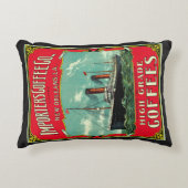 輸入業者のコーヒー アクセントクッション (正面)