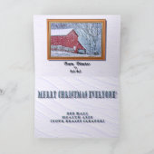 輸液クリニッククリスマスカード シーズンカード (内部)