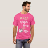 輸液ナースハーフコーヒー看護IV Tシャツ (正面フル)