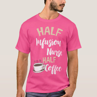 輸液ナースハーフコーヒー看護IV Tシャツ