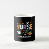 輸液ナース授乳式聴診器ハロウィンエッセン コーヒーマグカップ (中央)