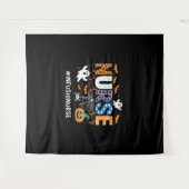 輸液ナース授乳式聴診器ハロウィンエッセン タペストリー (正面(横))