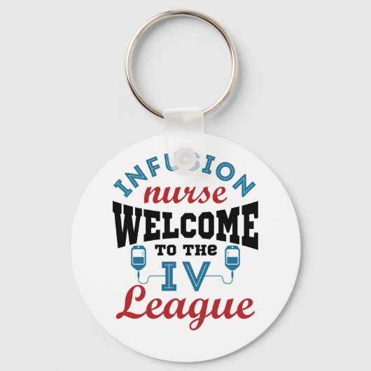 輸液ナースI.V.リーグへようこそ キーホルダー (正面)