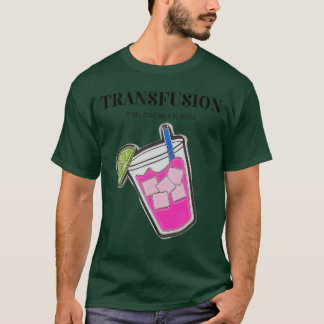 輸血でゴルフがうまくなる Transfusion It Will Make You Play Bet Tシャツ
