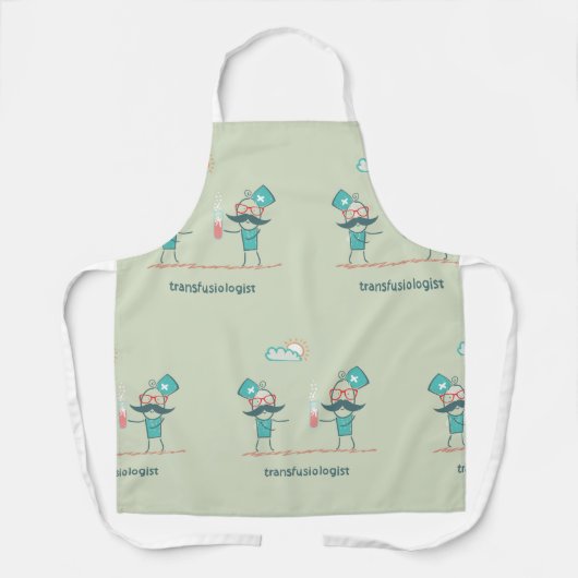 輸血学者 エプロン (正面)