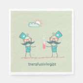 輸血学者 スタンダードランチョンナプキン (正面)