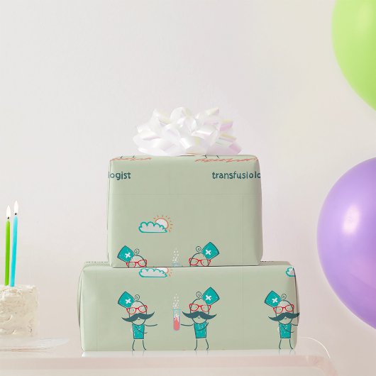 輸血学者 ラッピングペーパー