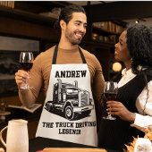 輸送おもしろいセミトラック駆動名前をカスタムする エプロン