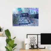 輸送の芸術ポスターを運転する大きい装備のトラックのハイウェー ポスター (ホームオフィス)