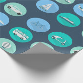 輸送アイコン ラッピングペーパー