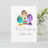 輸送キャラチャークリスマスお祝い シーズンカード (スタンド正面)