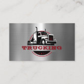 輸送セミトラック輸送用金属 名刺 (正面)